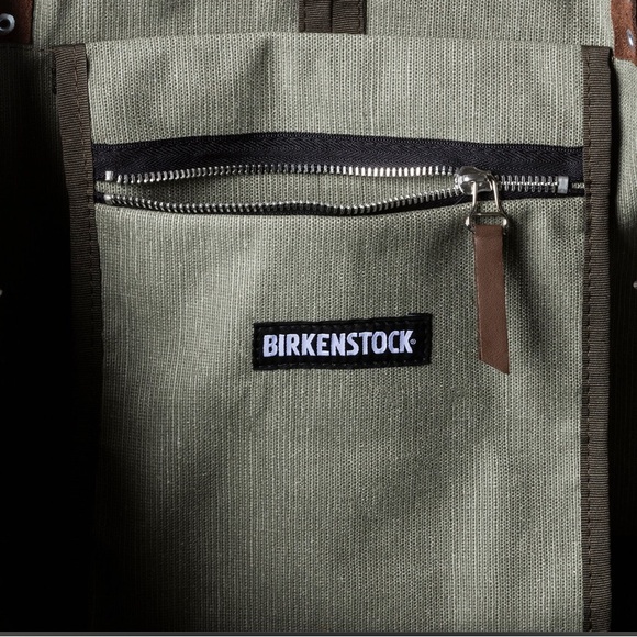 Birkenstock Cologne Tote Bag Olive Green NWT - Picture 5 of 10